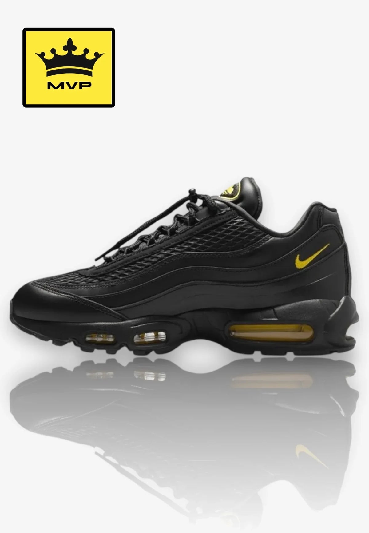 Corteiz x Air Max 95 Black Tour Yellow